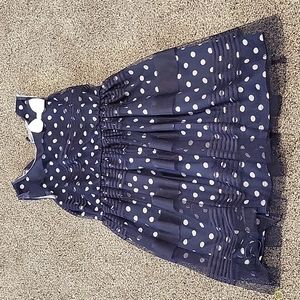 Navy blue girls dress